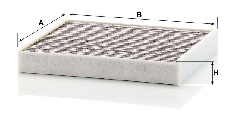 MANN-FILTER CUK 2143 Innenraumluftfilter f&uuml;r Opel