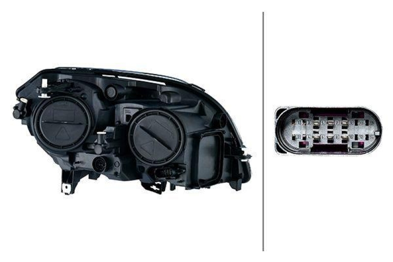 HELLA 1EG 354 878-091 Heckscheinwerfer links Halogen MB