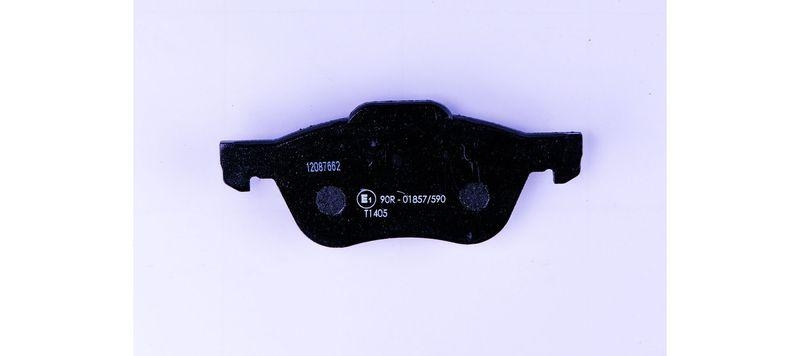 HELLA 8DB 355 010-911 Bremsbelagsatz, Scheibenbremsbelag f&uuml;r NISSAN