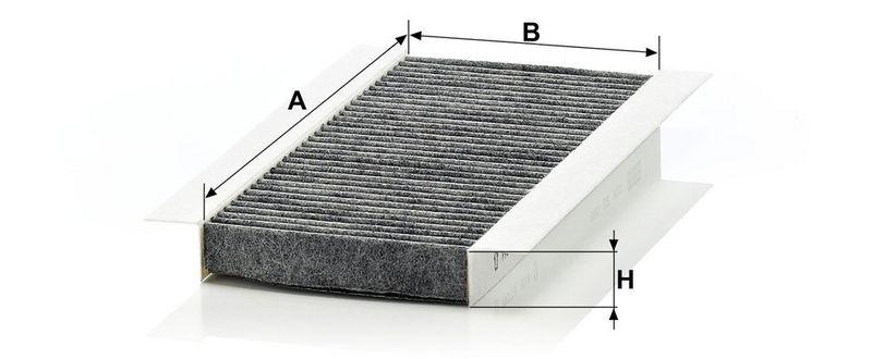 MANN-FILTER CUK 22 008-4 Innenraumluftfilter f&uuml;r BMW