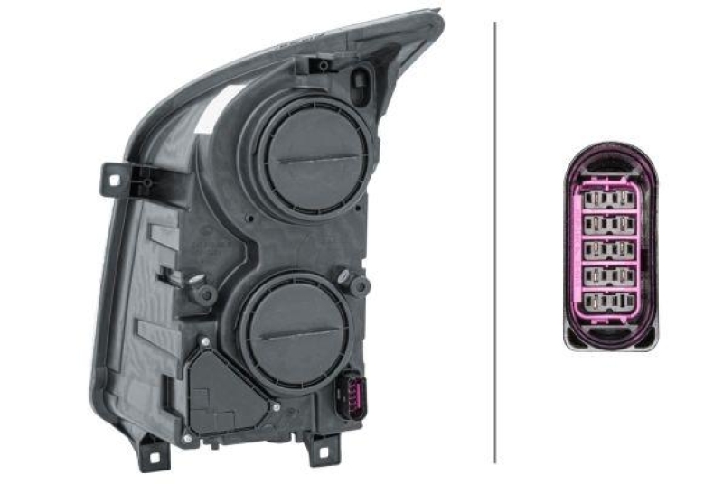 HELLA 1ER 247 017-061 Heckscheinwerfer rechts Halogen VW