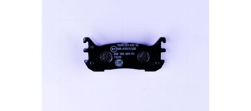 HELLA 8DB 355 009-911 Bremsbelagsatz, Scheibenbremsbelag f&uuml;r MAZDA