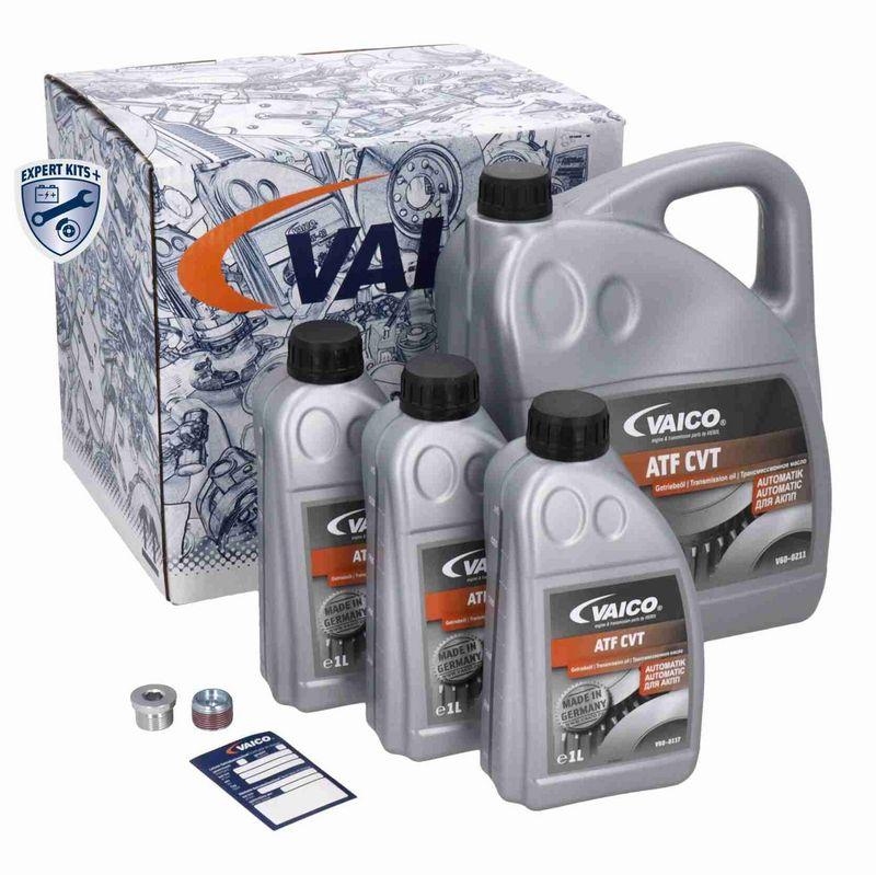 VAICO V10-5540-xxL Teilesatz, Automatikgetriebe-&Ouml;lwechsel Stufenlos Cvt (01J) f&uuml;r VW