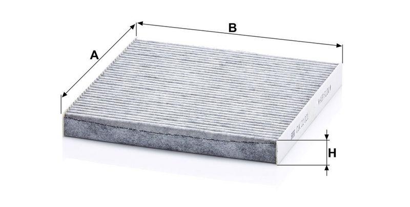 MANN-FILTER CUK 22 021 Innenraumluftfilter f&uuml;r Renault