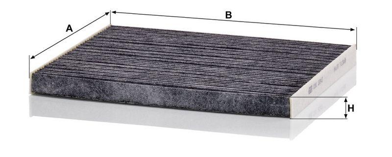 MANN-FILTER CUK 2243 Innenraumluftfilter f&uuml;r Opel