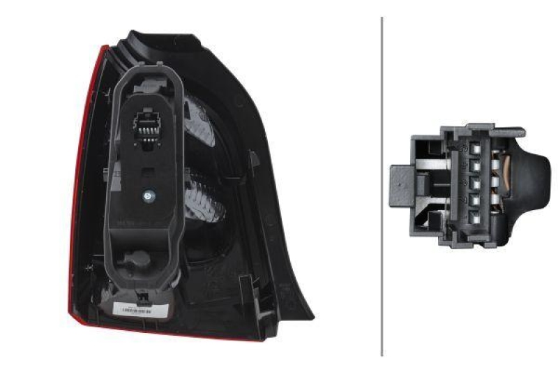 HELLA 2VP 965 454-121 Heckleuchte rechts Halogen RENAULT