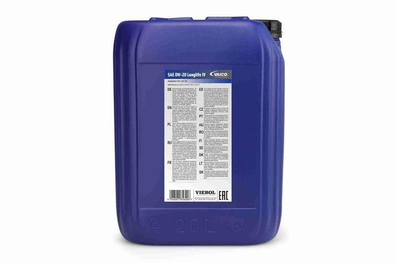 VAICO V60-0334 Motoröl Sae 0W-20 Longlife Iv 20 L