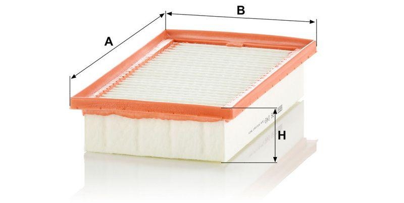 MANN-FILTER C 26 048 Luftfilter f&uuml;r Hyundai