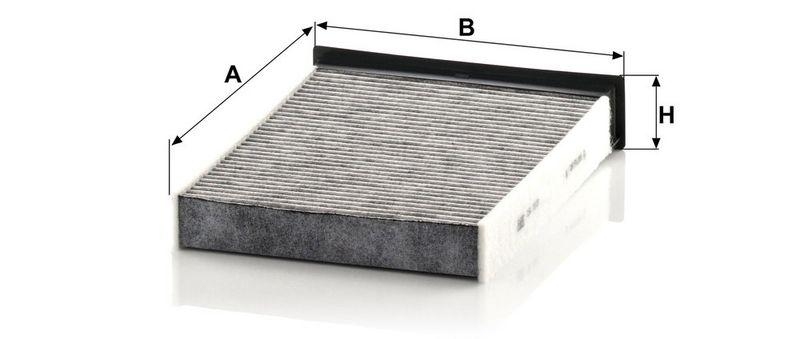 MANN-FILTER CUK 2316 Innenraumluftfilter f&uuml;r Renault