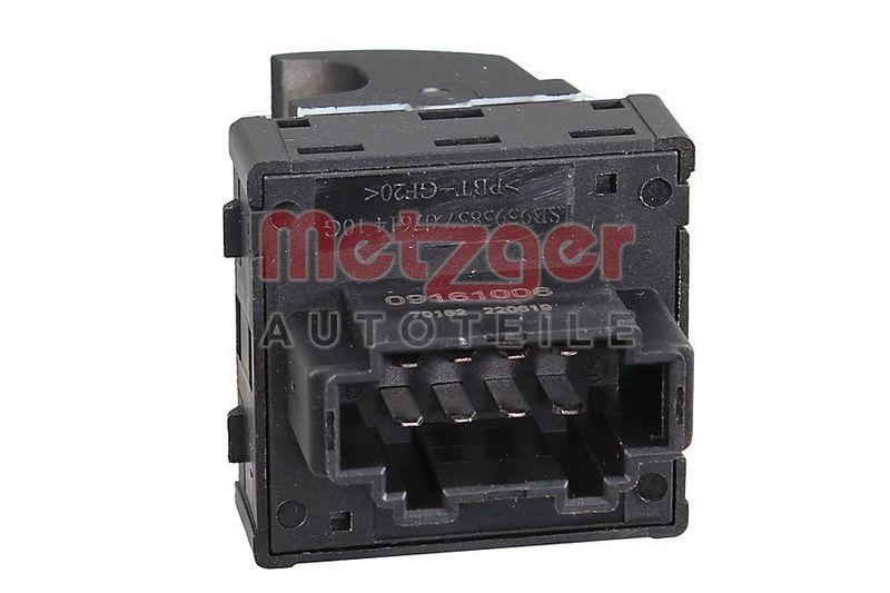 METZGER 09161006 Schalter, Fensterheber f&uuml;r SEAT/SKODA/VW