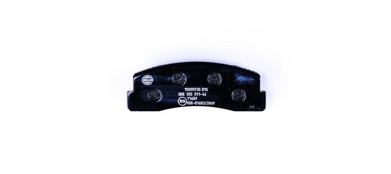 HELLA 8DB 355 011-461 Bremsbelagsatz, Scheibenbremsbelag f&uuml;r LADA