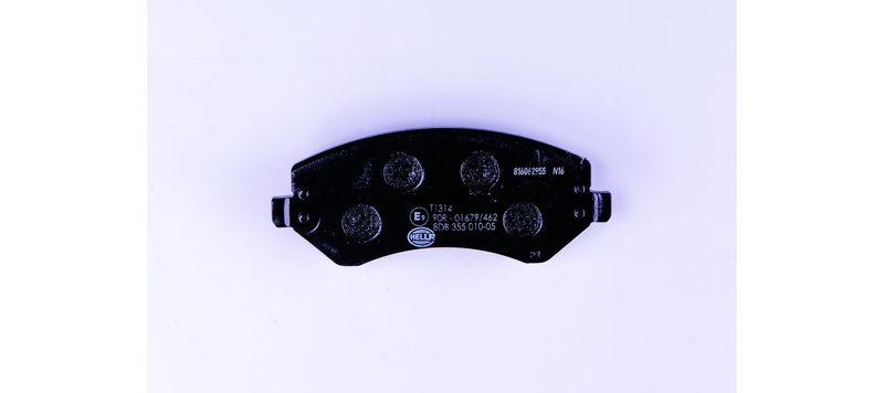 HELLA 8DB 355 010-051 Bremsbelagsatz, Scheibenbremsbelag f&uuml;r CHRYSLER/JEEP