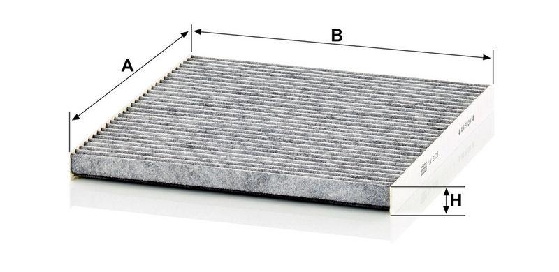MANN-FILTER CUK 2336 Innenraumluftfilter f&uuml;r Kia