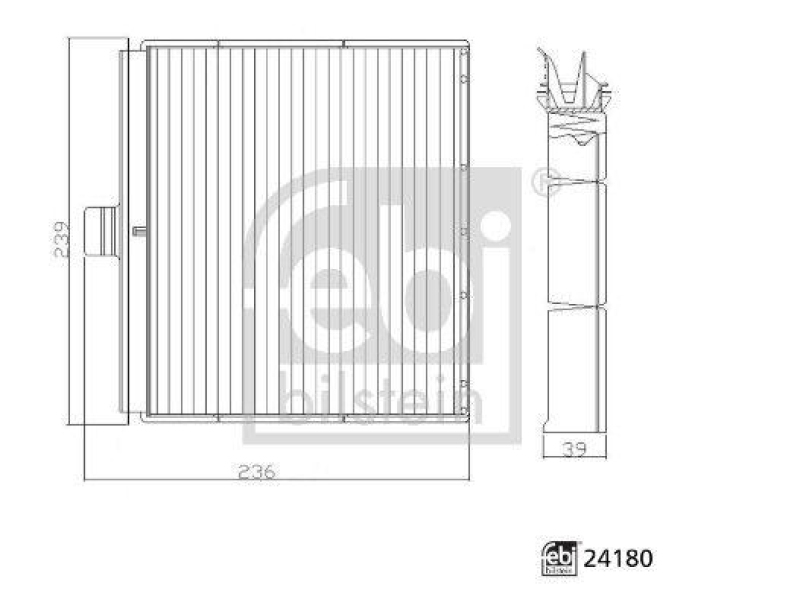 FEBI BILSTEIN 24180 Innenraumfilter für Renault