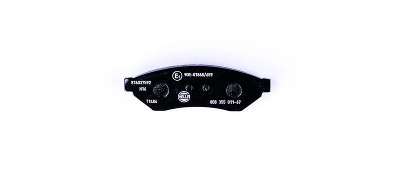 HELLA 8DB 355 011-671 Bremsbelagsatz, Scheibenbremsbelag f&uuml;r DAEWOO/CHEVROLET