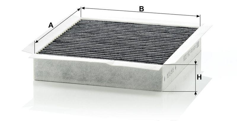 MANN-FILTER CUK 2338 Innenraumluftfilter f&uuml;r Mercedes-Benz