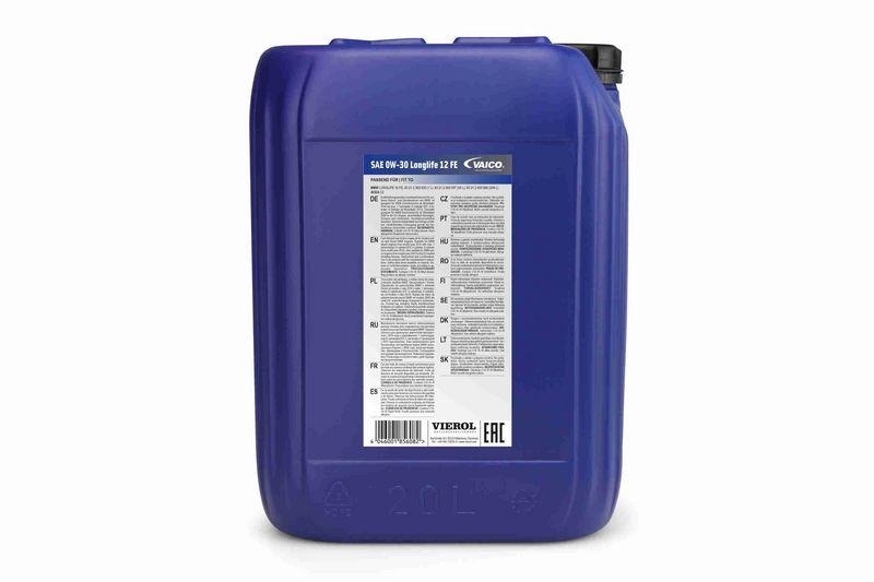 VAICO V60-0341 Motoröl Sae 0W-30 Longlife 12 Fe 20 L