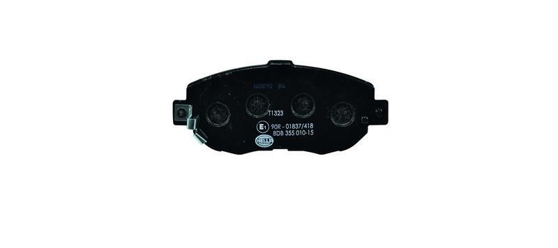 HELLA 8DB 355 010-151 Bremsbelagsatz, Scheibenbremsbelag für LEXUS