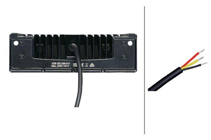 HELLA 1GB 357 098-011 AScheinwerfer SMS2000 LED