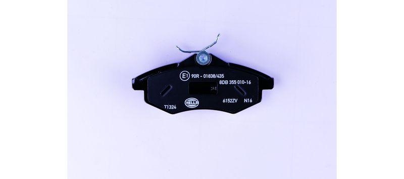 HELLA 8DB 355 010-161 Bremsbelagsatz, Scheibenbremsbelag f&uuml;r CITRO&Euml;N