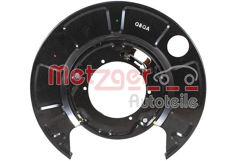 METZGER 6117077 Bremstr&auml;gerplatte, Mit Bremsbacken f&uuml;r SSANGYONG HA links