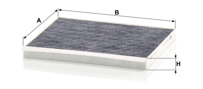MANN-FILTER CUK 24 013 Innenraumluftfilter f&uuml;r Hyundai