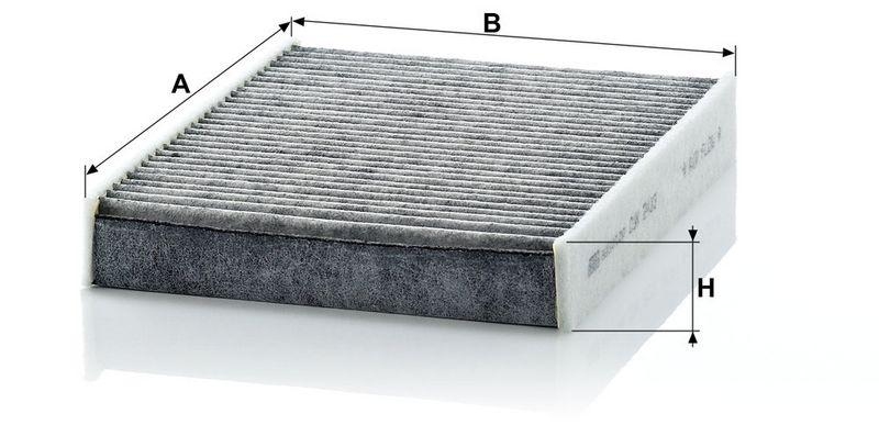 MANN-FILTER CUK 2433 Innenraumluftfilter f&uuml;r Ford