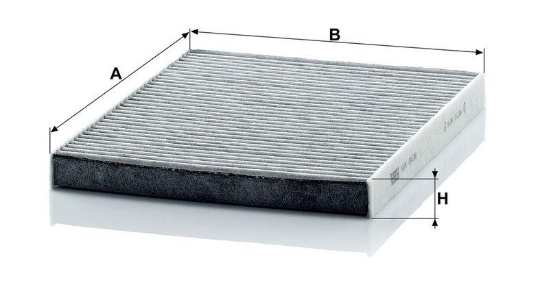 MANN-FILTER CUK 2436 Innenraumluftfilter f&uuml;r Ford