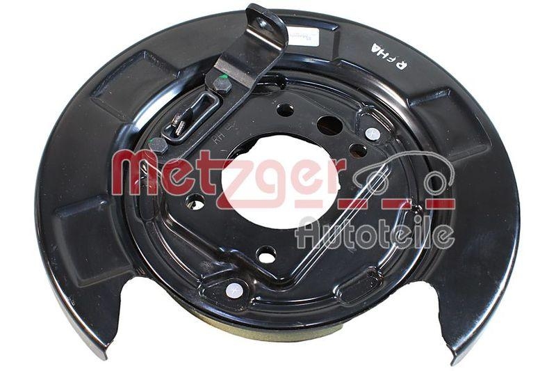 METZGER 6117080 Bremstr&auml;gerplatte, Mit Bremsbacken f&uuml;r SSANGYONG HA rechts