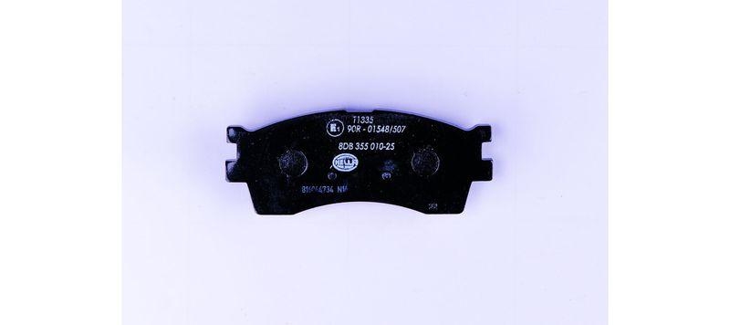 HELLA 8DB 355 010-251 Bremsbelagsatz, Scheibenbremsbelag f&uuml;r KIA