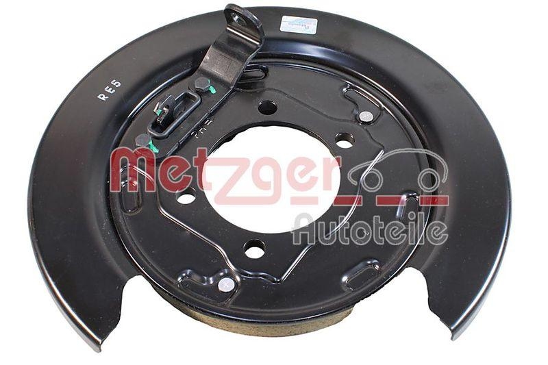 METZGER 6117082 Bremstr&auml;gerplatte, Mit Bremsbacken f&uuml;r SSANGYONG HA rechts