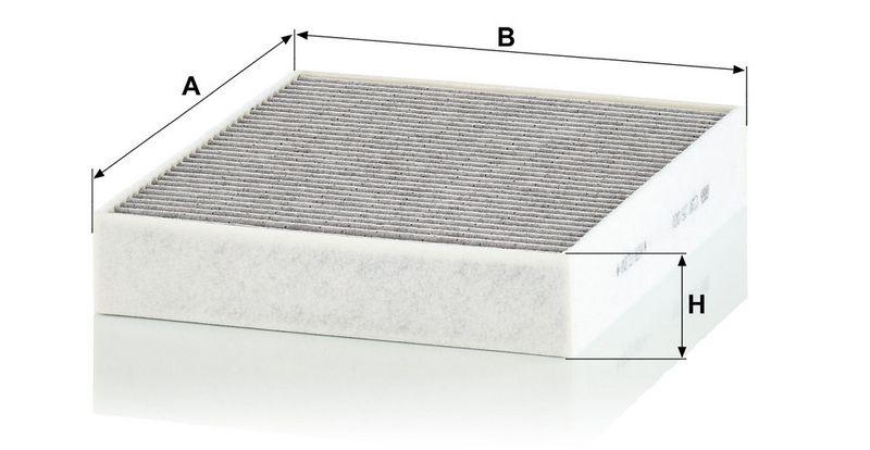 MANN-FILTER CUK 25 001 Innenraumluftfilter f&uuml;r BMW
