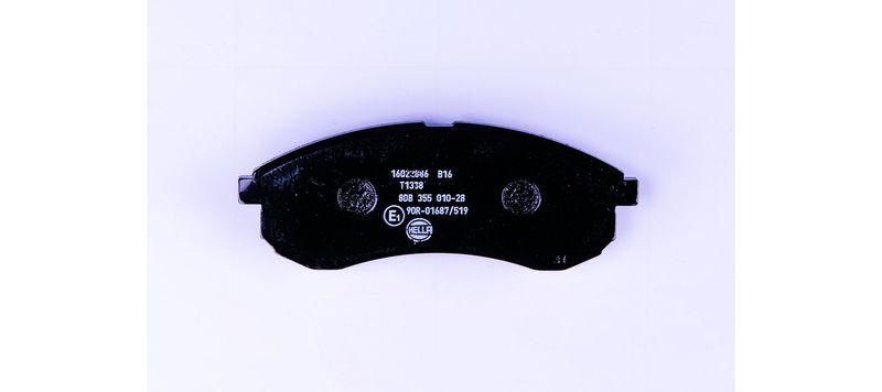 HELLA 8DB 355 010-281 Bremsbelagsatz, Scheibenbremsbelag f&uuml;r MITSU. L 200 (K7_T, K6_T)