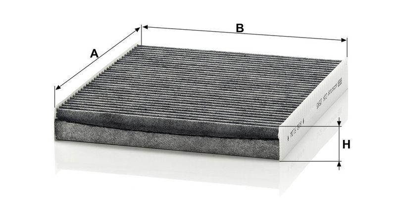 MANN-FILTER CUK 2545 Innenraumluftfilter f&uuml;r VW