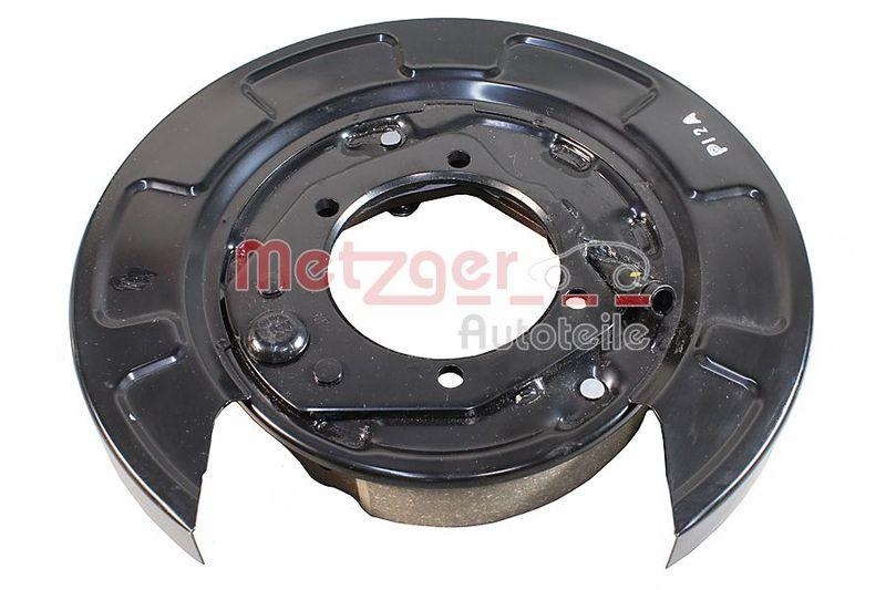 METZGER 6117086 Bremstr&auml;gerplatte, Mit Bremsbacken f&uuml;r HYUNDAI/KIA HA rechts