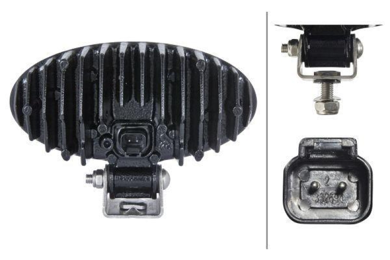 HELLA 1GB 996 386-021 AScheinwerfer Oval 90 LED