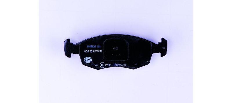 HELLA 8DB 355 010-321 Bremsbelagsatz, Scheibenbremsbelag f&uuml;r FIAT