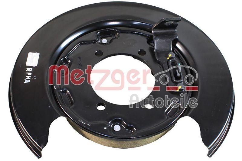 METZGER 6117088 Bremstr&auml;gerplatte, Mit Bremsbacken f&uuml;r HYUNDAI/KIA HA rechts