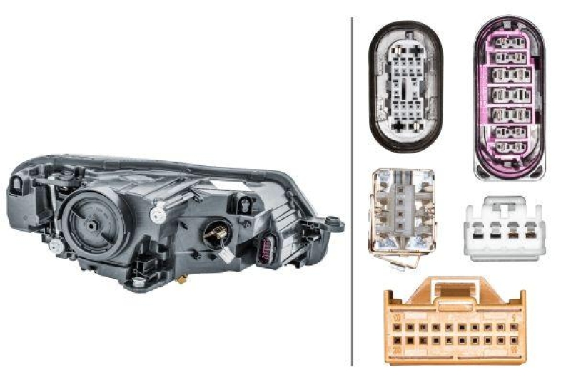 HELLA 1ZS 011 939-451 Heckscheinwerfer links Bi-Xenon SKODA