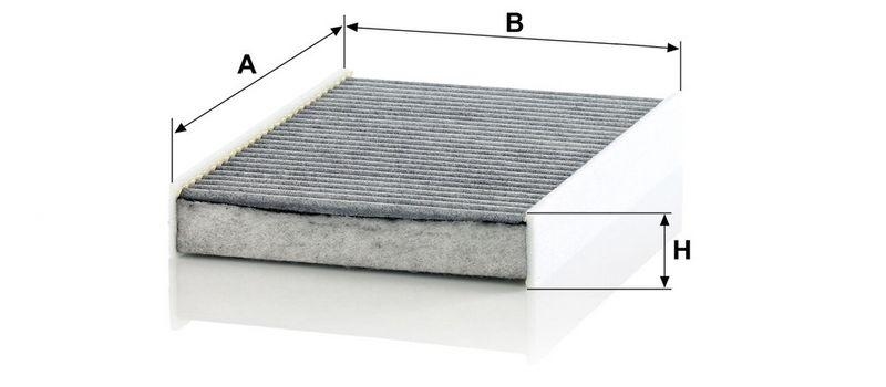 MANN-FILTER CUK 26 006 Innenraumluftfilter f&uuml;r VW