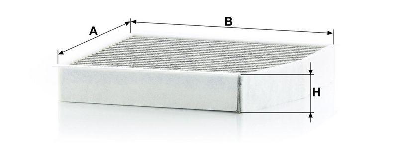 MANN-FILTER CUK 26 007 Innenraumluftfilter f&uuml;r Mercedes-Benz