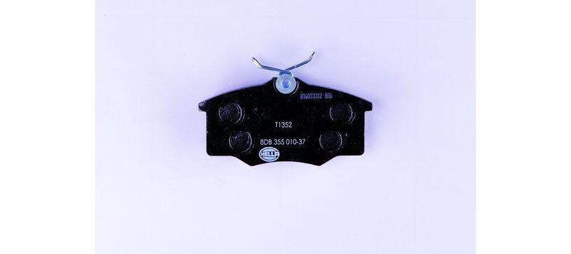 HELLA 8DB 355 010-371 Bremsbelagsatz, Scheibenbremsbelag f&uuml;r VW