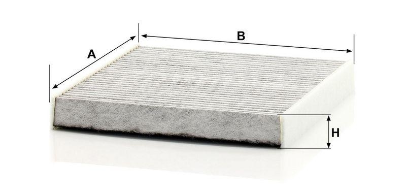 MANN-FILTER CUK 26 009 Innenraumluftfilter f&uuml;r VW