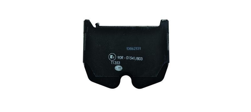 HELLA 8DB 355 010-381 Bremsbelagsatz, Scheibenbremsbelag f&uuml;r MB