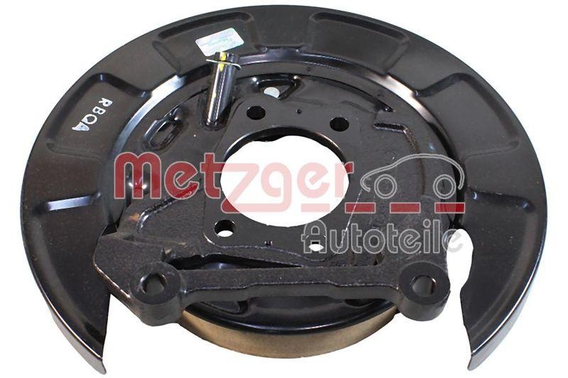 METZGER 6117092 Bremstr&auml;gerplatte, Mit Bremsbacken f&uuml;r HYUNDAI HA rechts