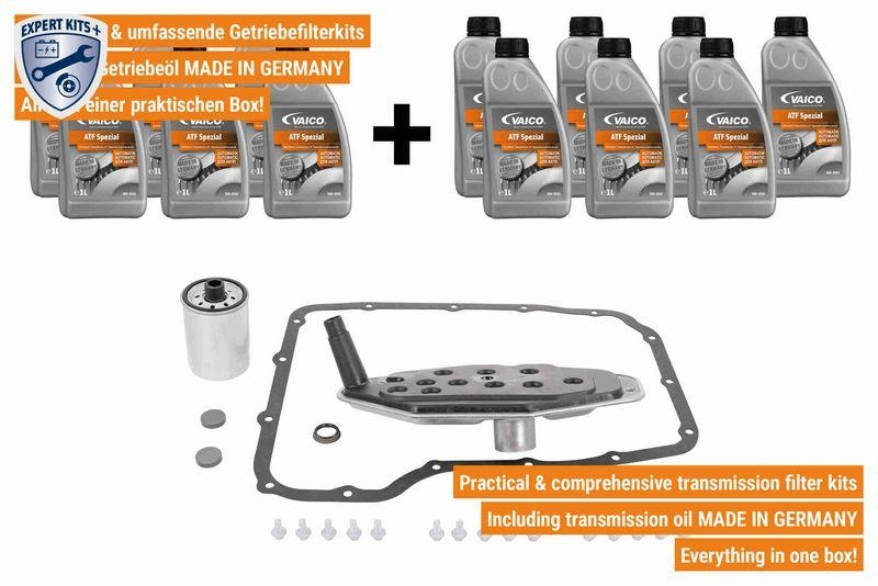 VAICO V33-0525-xxL Teilesatz, Automatikgetriebe-&Ouml;lwechsel 5-Gang (45Rfe, 55Rfe) f&uuml;r CHRYSLER