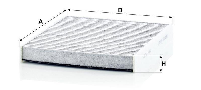 MANN-FILTER CUK 26 021 Innenraumluftfilter f&uuml;r VW