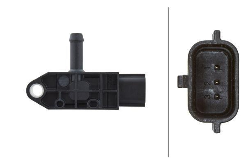 HELLA 6PP 009 409-121 Sensor, Abgasdruck für NISSAN/INFINITI
