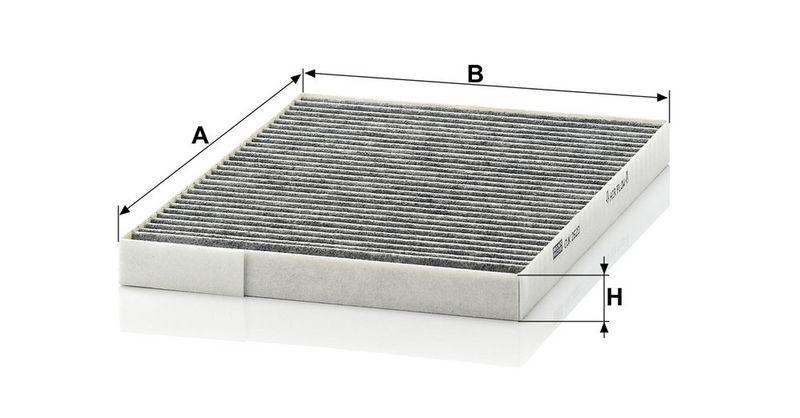 MANN-FILTER CUK 2620 Innenraumluftfilter f&uuml;r Renault