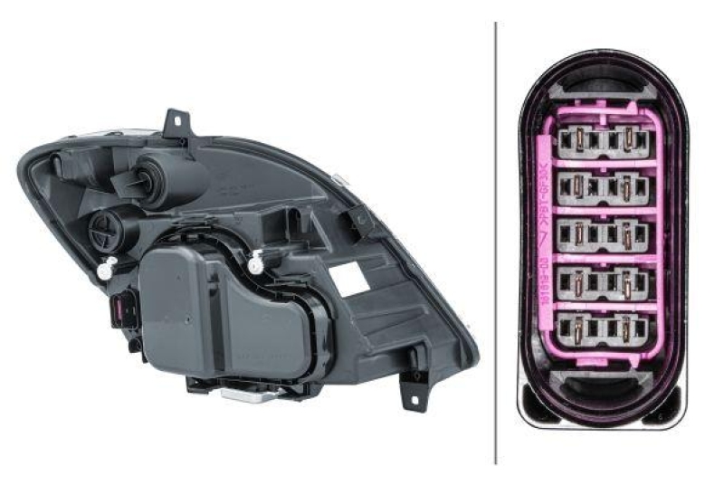 HELLA 1ZS 247 012-211 Heckscheinwerfer links Bi-Xenon MB